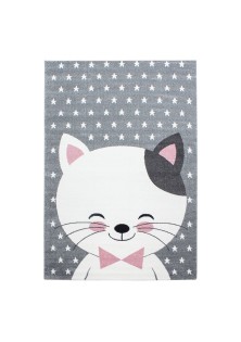 ΠΑΙΔΙΚΟ ΧΑΛΙ HAPPY CAT PINK & GREY A&M CARPETS 133X190CM