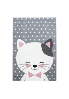 ΠΑΙΔΙΚΟ ΧΑΛΙ HAPPY CAT PINK & GREY A&M CARPETS 133X190CM