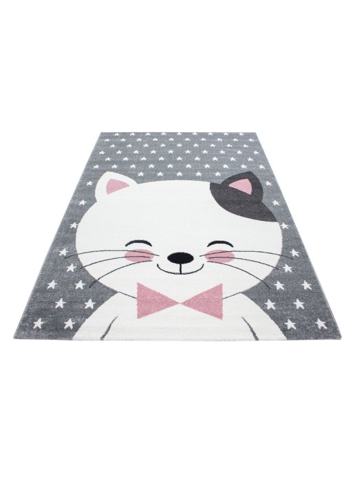 ΠΑΙΔΙΚΟ ΧΑΛΙ HAPPY CAT PINK & GREY A&M CARPETS 160X230CM