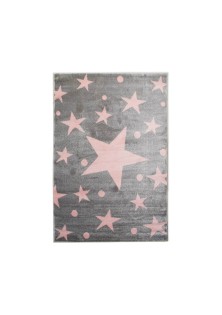 Χαλί Stars Pink & Grey - Χαλί 160x230cm