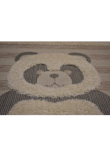 Παιδικό Χαλί 4 Εποχών Navajo Kids Beige Panda - Στρόγγυλο 160Φ