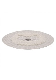 Παιδικό Χαλί 4 Εποχών Navajo Kids Beige Lion Round - Στρόγγυλο 160Φ