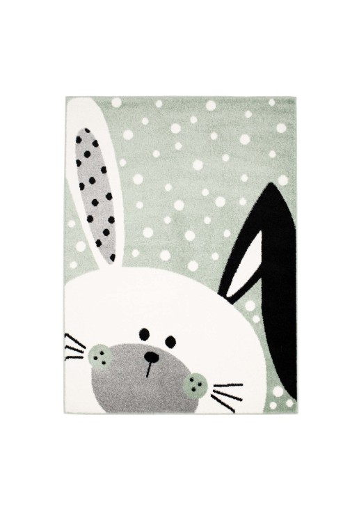 Χαλί Happy Bunnie Mint & Cream A&M - Χαλί 133x190cm