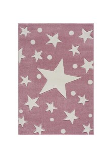 Παιδικό Χαλί Αστέρια Ροζ Α&Μ - Χαλί 133x190cm