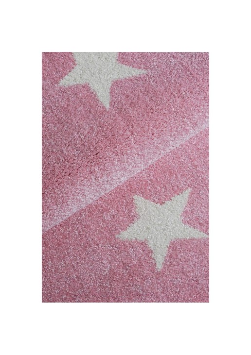 Παιδικό Χαλί Αστέρια Ροζ Α&Μ - Χαλί 133x190cm