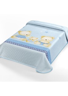 ΚΟΥΒΕΡΤΑ ΙΣΠΑΝΙΑΣ ΚΟΥΝΙΑΣ 110X140 BELPLA STER 663 BLUE