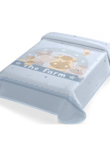 ΚΟΥΒΕΡΤΑ ΙΣΠΑΝΙΑΣ ΚΟΥΝΙΑΣ 110X140 BELPLA STER 664 BLUE