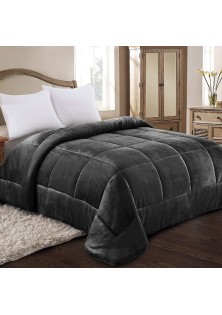 ΚΟΥΒΕΡΤΟΠΑΠΛΩΜΑ ΜΟΝΟ 160X220 ADAM HOME (815) BLACK
