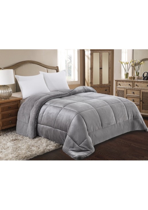 ΚΟΥΒΕΡΤΟΠΑΠΛΩΜΑ KING SIZE 240X260 ADAM HOME (805) GREY