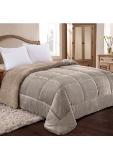 ΚΟΥΒΕΡΤΟΠΑΠΛΩΜΑ KING SIZE 240X260 ADAM HOME (805) TAUPE