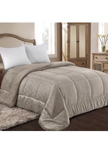 ΚΟΥΒΕΡΤΟΠΑΠΛΩΜΑ ΜΟΝΟ 160X220 ADAM HOME (812) TAUPE