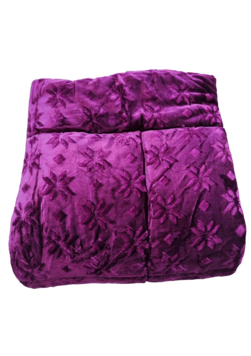 ΚΟΥΒΕΡΤΟΠΑΠΛΩΜΑ ΗΜΙΔΙΠΛΟ 180X240 ADAM HOME (890) MAUVE