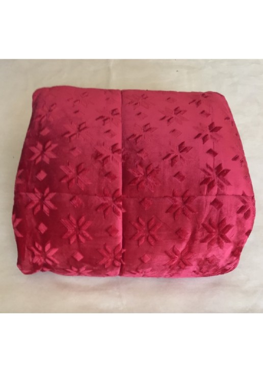 ΚΟΥΒΕΡΤΟΠΑΠΛΩΜΑ ΗΜΙΔΙΠΛΟ 180X240 ADAM HOME (500) RED