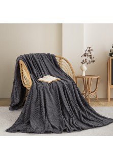 ΚΟΥΒΕΡΤΑ FLEECE ΜΟΝΗ 180X240 ADAM HOME (550) DARK GREY(70)