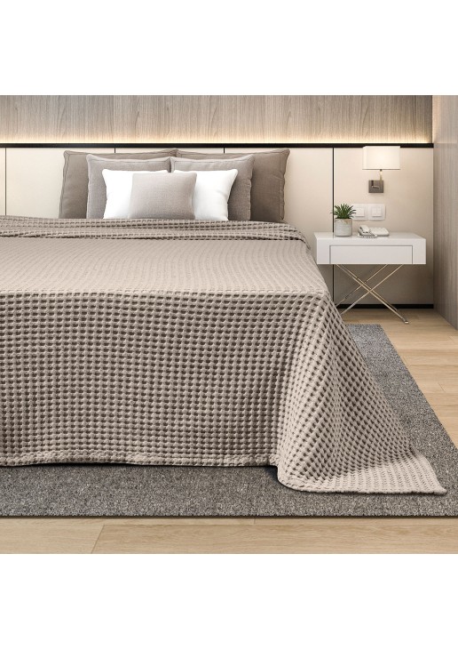ΚΟΥΒΕΡΤΑ ΠΙΚΕ ΜΟΝΗ 170Χ240 ADAM HOME BEIGE