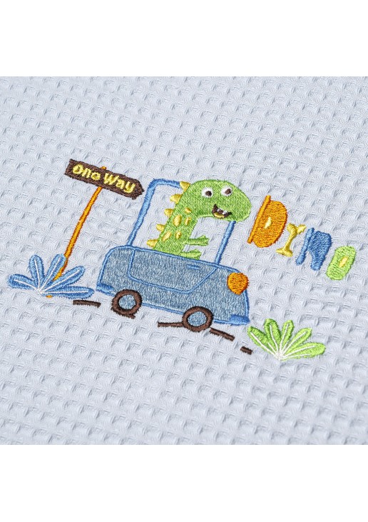 ΚΟΥΒΕΡΤΑ ΠΙΚΕ ΚΟΥΝΙΑΣ 110X140 ADAM HOME DINO BLUE