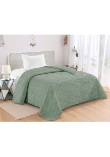 ΚΟΥΒΕΡΛΙ MICROFIBER ΜΟΝΟ 160X240 ADAM HOME GLORIA GREEN