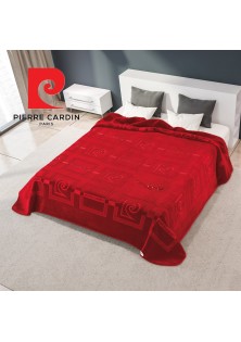 ΚΟΥΒΕΡΤΑ ΥΠΕΡΔΙΠΛΗ 220X240 PIERRE CARDIN NANCY 657 RED(34)