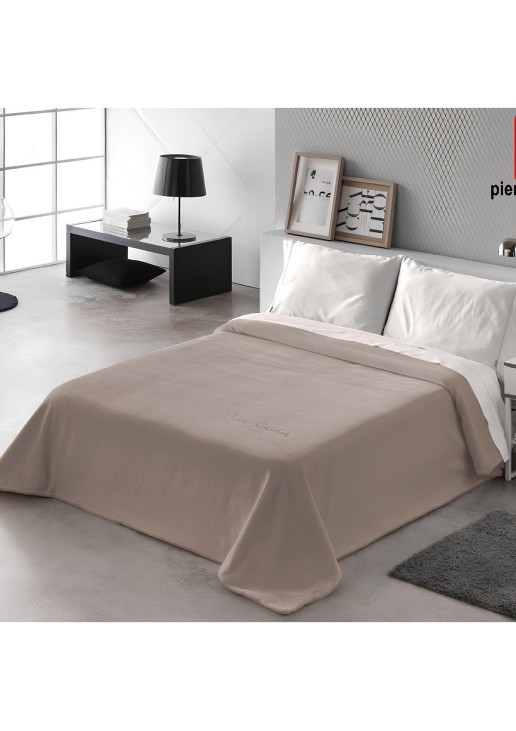 ΚΟΥΒΕΡΤΑ ΥΠΕΡΔΙΠΛΗ 220X240 PIERRE CARDIN NANCY STER 545 TAUPE(55)