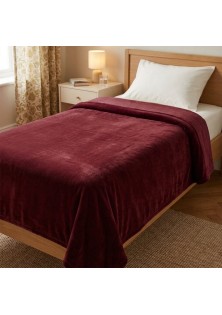 ΚΟΥΒΕΡΤΑ ΙΣΠΑΝΙΑΣ ΜΟΝΗ 160X220 BELPLA STER PLAIN GRANATE(16)