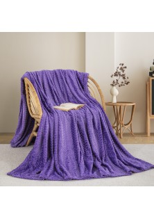 ΚΟΥΒΕΡΤΑ FLEECE ΜΟΝΗ 180X240 ADAM HOME (550) PURPLE(73)
