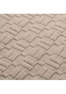 ΚΟΥΒΕΡΤΑ ΖΑΚΑΡ ΥΠΕΡΔΙΠΛΗ MATLASSE ROMVIA 230X270 BEIGE (360 gsm)