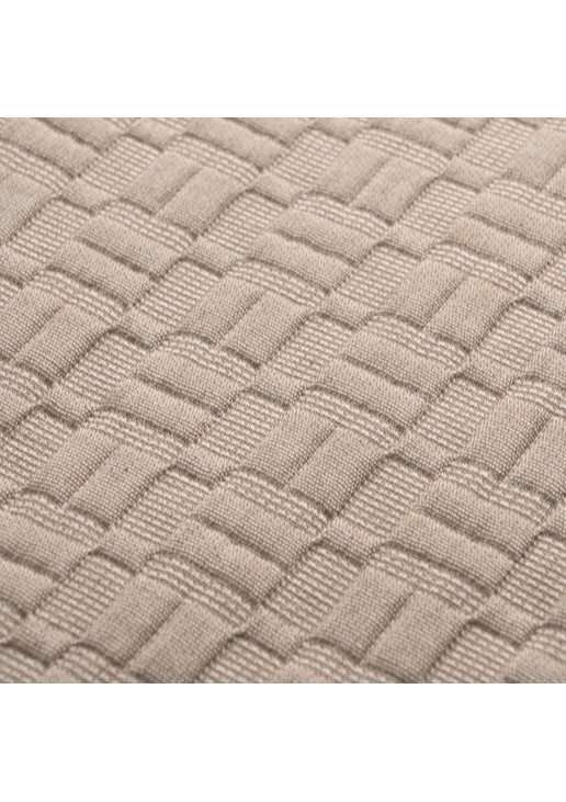 ΚΟΥΒΕΡΤΑ ΖΑΚΑΡ KING SIZE MATLASSE ROMVIA 260X270 BEIGE (360 gsm)