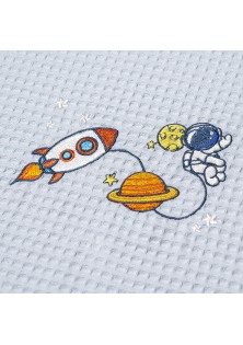 ΚΟΥΒΕΡΤΑ ΠΙΚΕ ΚΟΥΝΙΑΣ 110X140 ADAM HOME SPACE BLUE