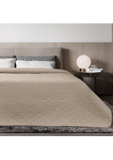 ΚΟΥΒΕΡΛΙ MICROFIBER PRE-WASHED ΥΠΕΡΔΙΠΛΟ 220X240 ADAM HOME VIVA BEIGE