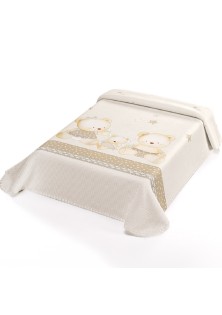 ΚΟΥΒΕΡΤΑ ΙΣΠΑΝΙΑΣ ΑΓΚΑΛΙΑΣ 80X110 BELPLA STER 663 BEIGE