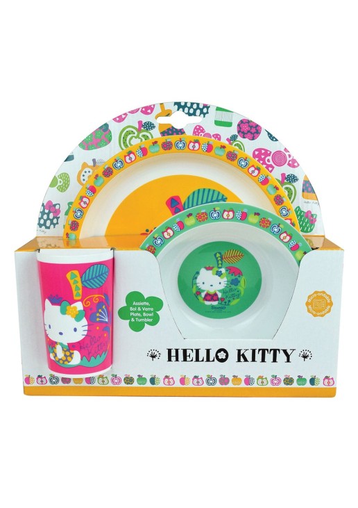 Hello Kitty παιδικό σερβίτσιο φαγητού ANGO