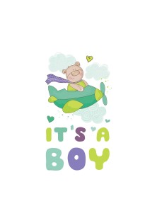 It's A Boy αυτοκόλλητα τοίχου XS ANGO