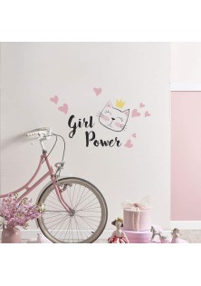 Girl Power αυτοκόλλητα με μήνυμα τοίχου M ANGO