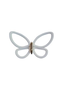 White Metal Butterflies 3D μεταλλικές ANGO