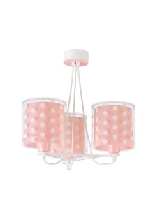 Dots Pink κρεμαστό τρίφωτο οροφής ANGO