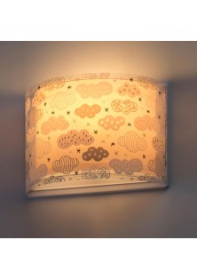 Clouds Pink απλίκα τοίχου διπλού τοιχώματος ANGO