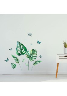 Tropical Leaves αυτοκόλλητα τοίχου βινυλίου ANGO