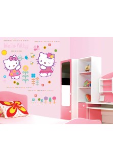 Hello Kitty αυτοκόλλητα τοίχου XL ANGO