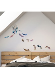 Watercolour Dreamcatcher αυτοκόλλητα τοίχου βινυλίου M ANGO