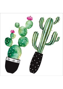 Watercolour Cactus αυτοκόλλητα τοίχου βινυλίου ANGO