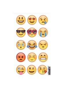 Emoji αυτοκόλλητα τοίχου ANGO