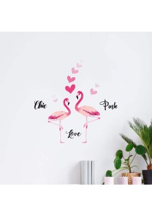 Flamingos αυτοκόλλητα τοίχου βινυλίου ANGO