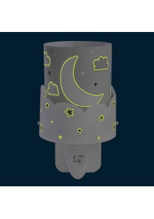Moon Gray παιδικό φωτιστικό νύκτας πρίζας LED ANGO