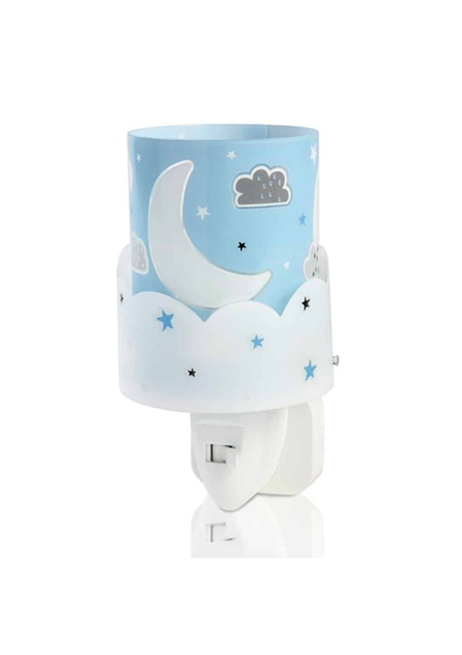 Moon Blue παιδικό φωτιστικό νύκτας πρίζας LED ANGO