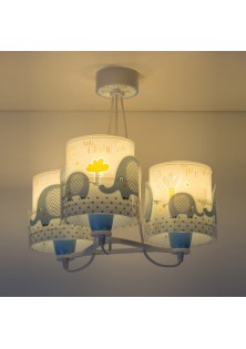 Little Elephant Blue κρεμαστό τρίφωτο οροφής ANGO