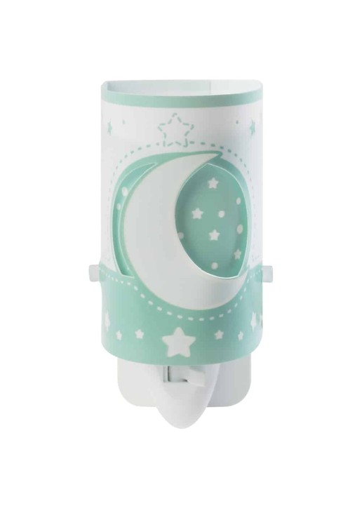 MoonLight Green φως νύκτας πρίζας LED ANGO