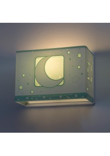 MoonLight Green απλίκα τοίχου διπλού τοιχώματος ANGO