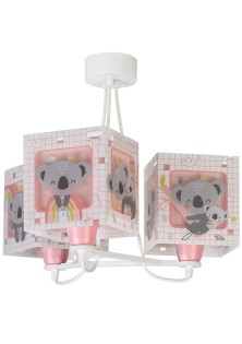 Koala Pink κρεμαστό τρίφωτο οροφής ANGO