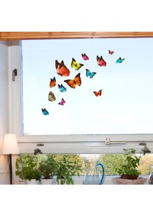 Butterflies αυτοκόλλητα βινυλίου για τζάμι S ANGO
