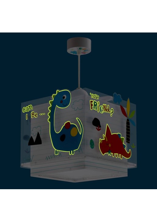 Dinos κρεμαστό παιδικό φωτιστικό οροφής ANGO